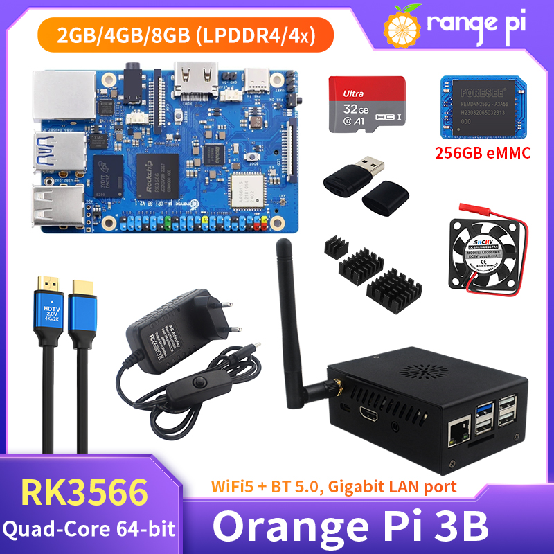 Orange Pi 3B 8GB 4GB 2GB RAM R - đánh giá và giá Rockchip Rk3588 Development Board