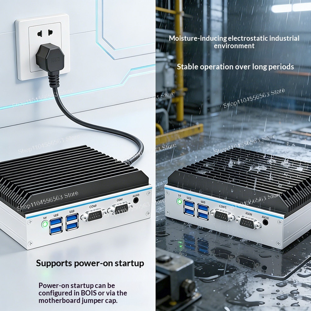 Mini Industrial PC N100 Quad C - đánh giá và giá Fanless Industrial Pc Rs485 Core I7