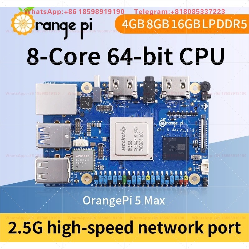 Orange Pi 5 Max 8GB / 16GB RAM - đánh giá và giá Orange Pi 5 Plus 16Gb