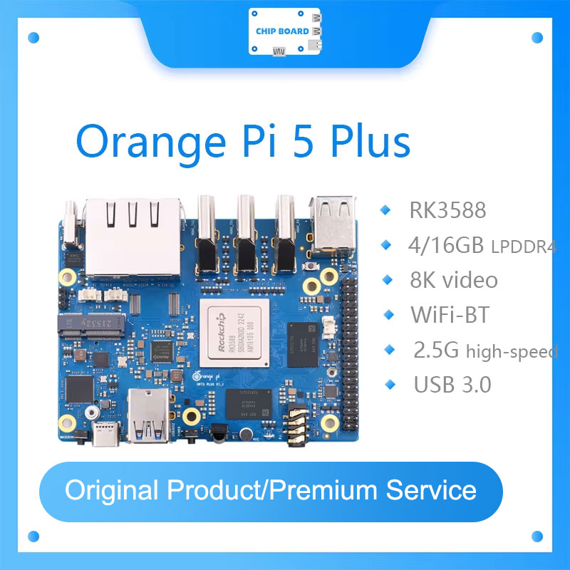 Orange Pi 5 Plus, máy tính đơn - đánh giá và giá Orange Pi 5 Plus 16Gb